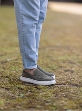 Mocassins Wallabee - Pala Suede Cinzento Camport confortável online