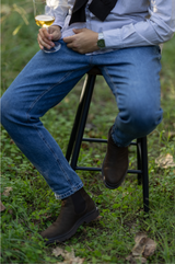 Botas Chelsea Edge Castanho Escuro