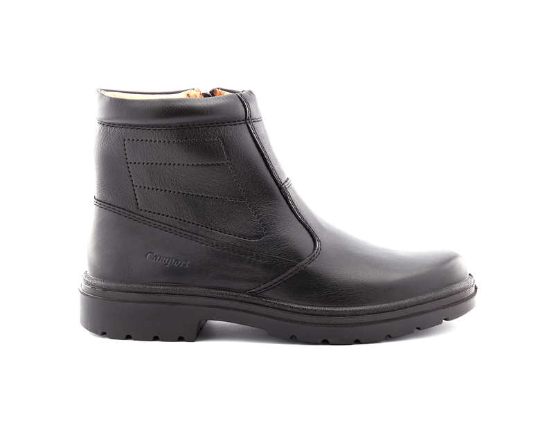 Bota AquaResist Preto de pele com resistência à água e confortável online