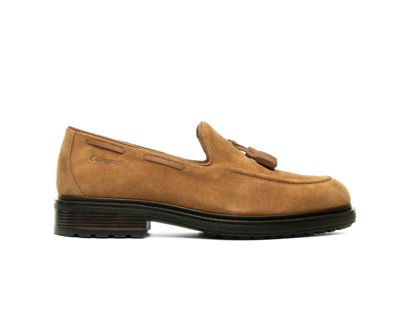 Mocassin PREMIUM II SUEDE Castanho Camport confortável online