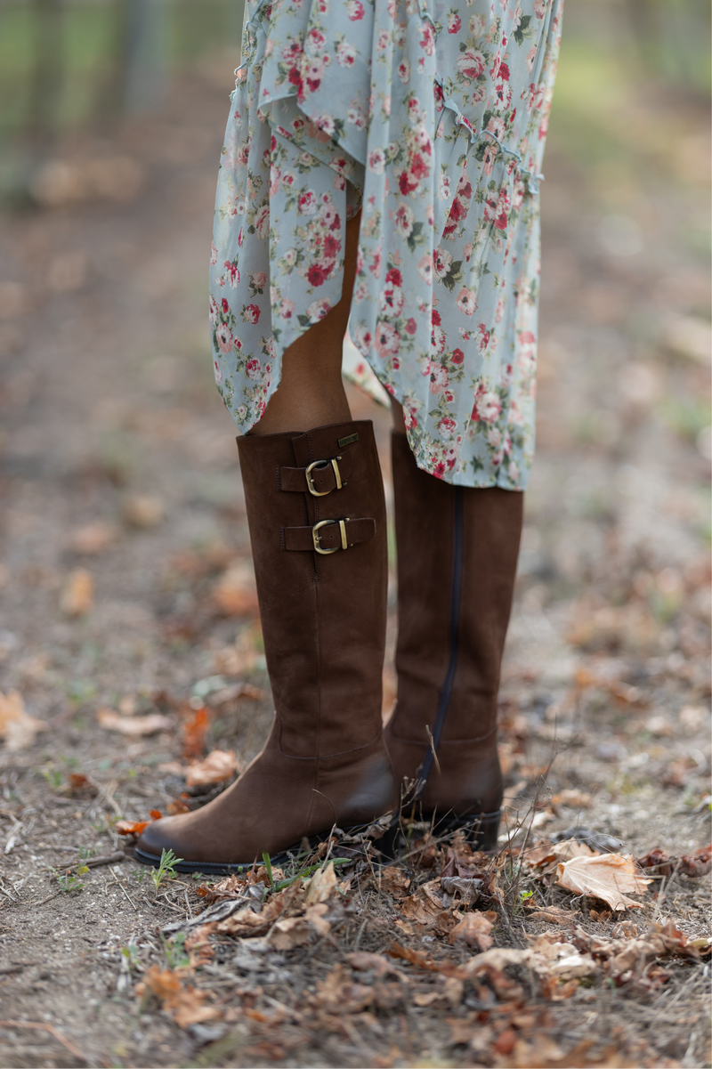 Botas Misha High Castanho Escuro Camport confortável online