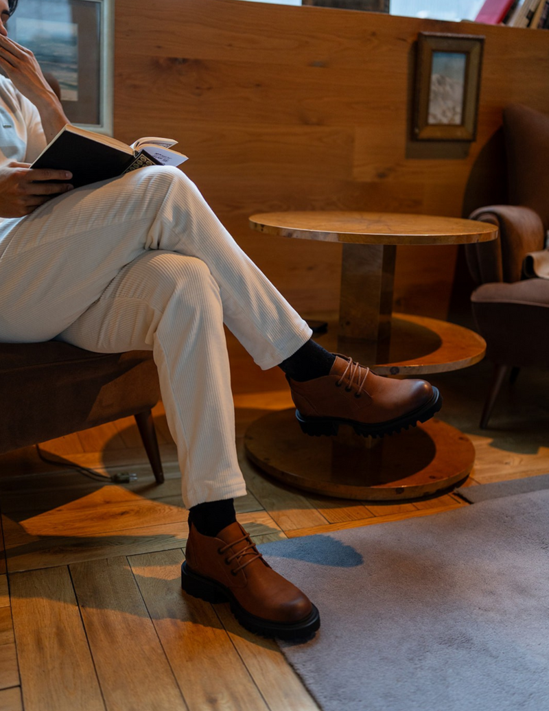Botas Grainer Chukka Castanho Camport confortável online