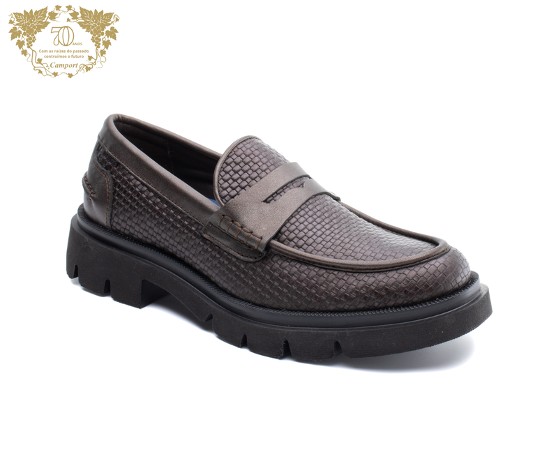 Mocassins Premium Legacy Castanho Escuro Camport confortável online