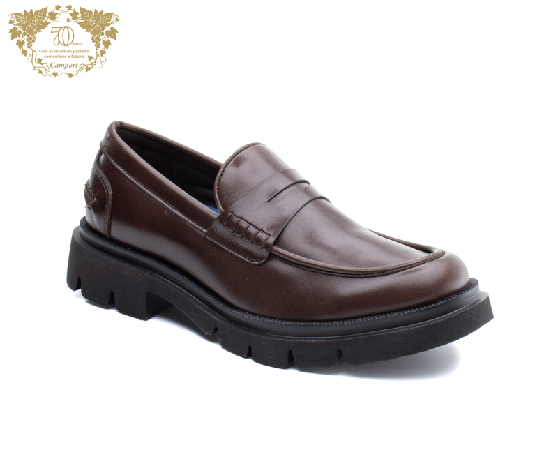 Mocassins Premium Legacy Castanho Escuro Camport confortável online