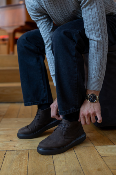 Sapatilhas Rover Urban Chukka Castanho Escuro Camport confortável online