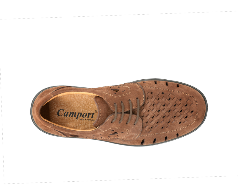Sapato AIR SYSTEM Castanho Escuro Camport confortável online