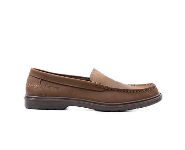 Sapato PU BOAT Castanho