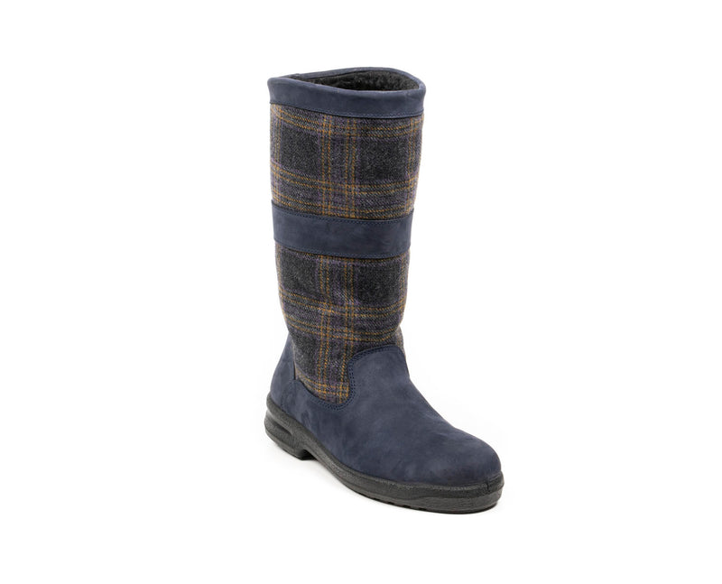 Bota Tweeds Azul Escuro